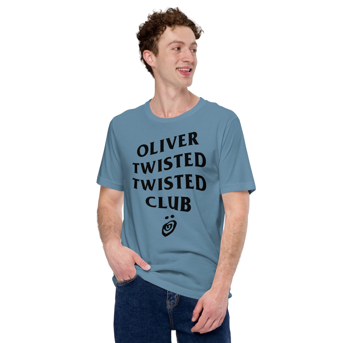 Oliver Twisted Twisted Club Unisex T-Shirt Blue