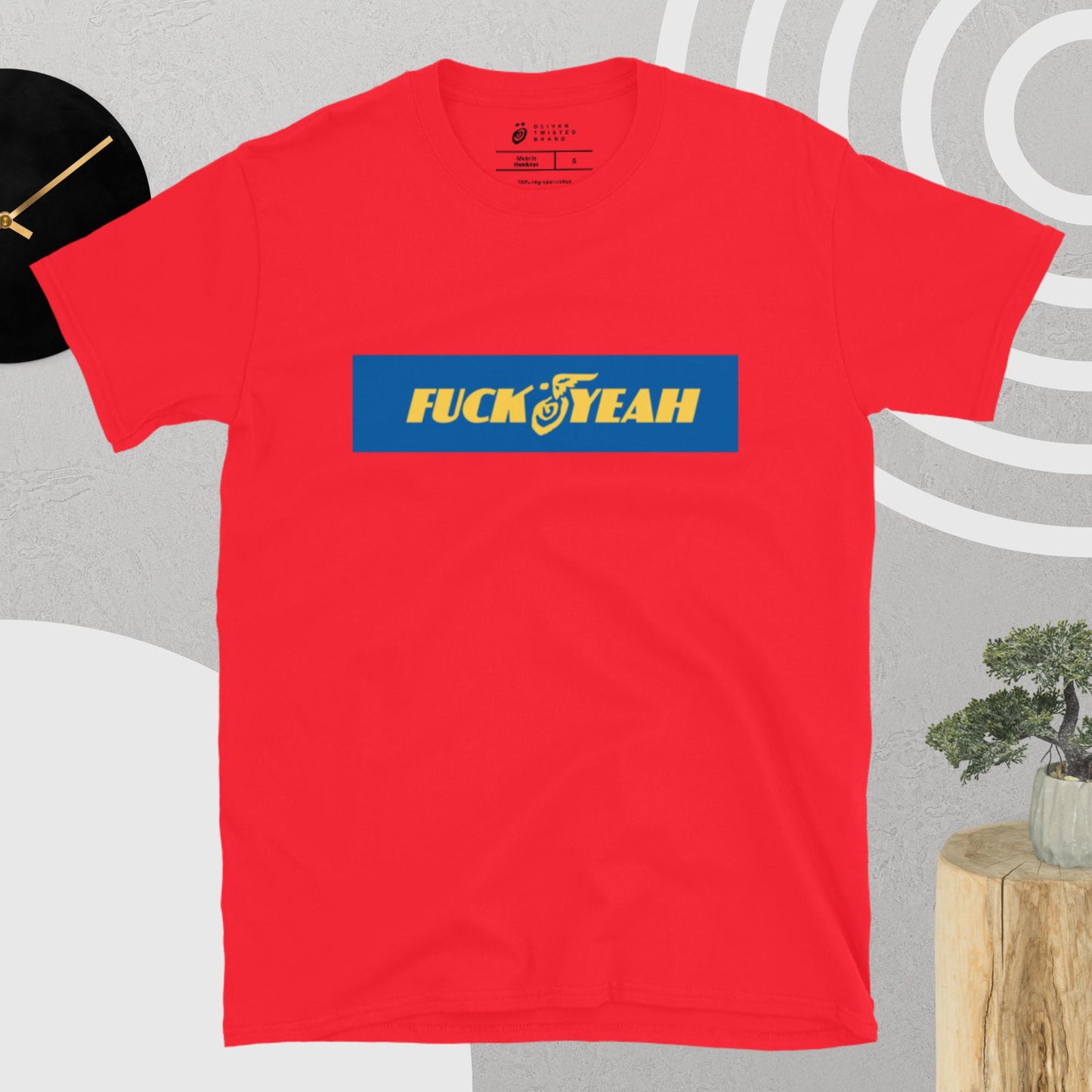 Short-Sleeve Unisex T-Shirt Fcuk Yeah Blue