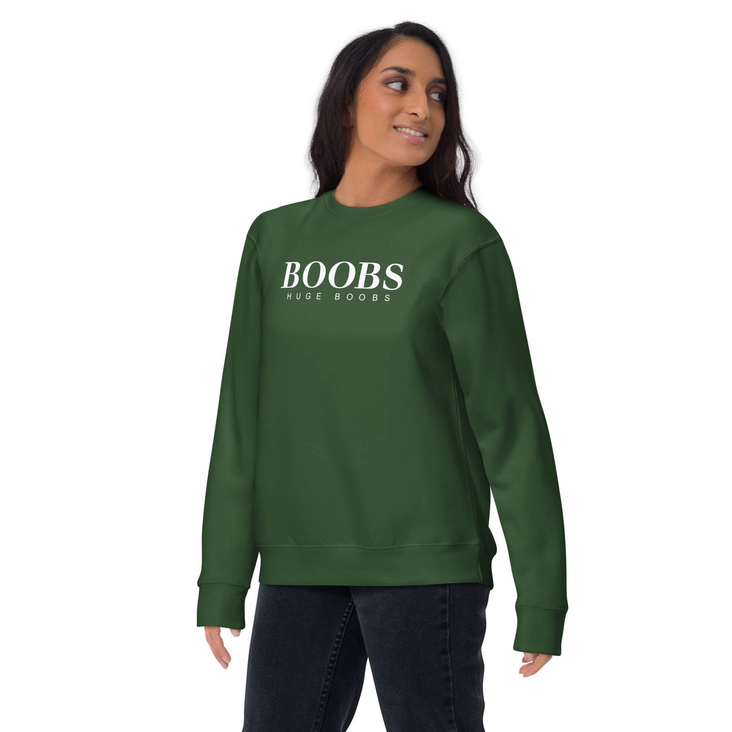 Huge Boobs Women's Premium Sweatshirt