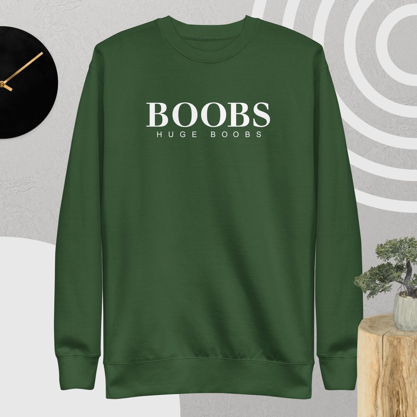 Huge Boobs Women's Premium Sweatshirt