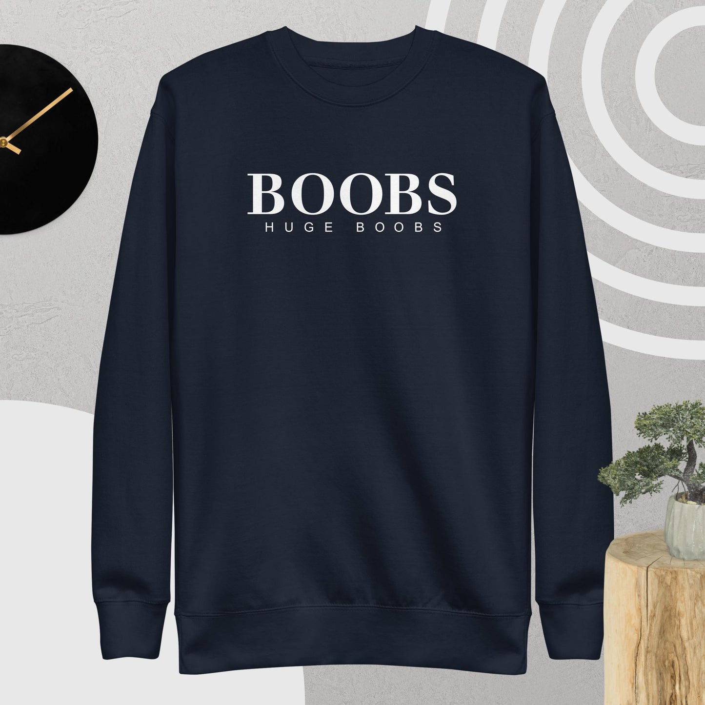 Huge Boobs Women's Premium Sweatshirt
