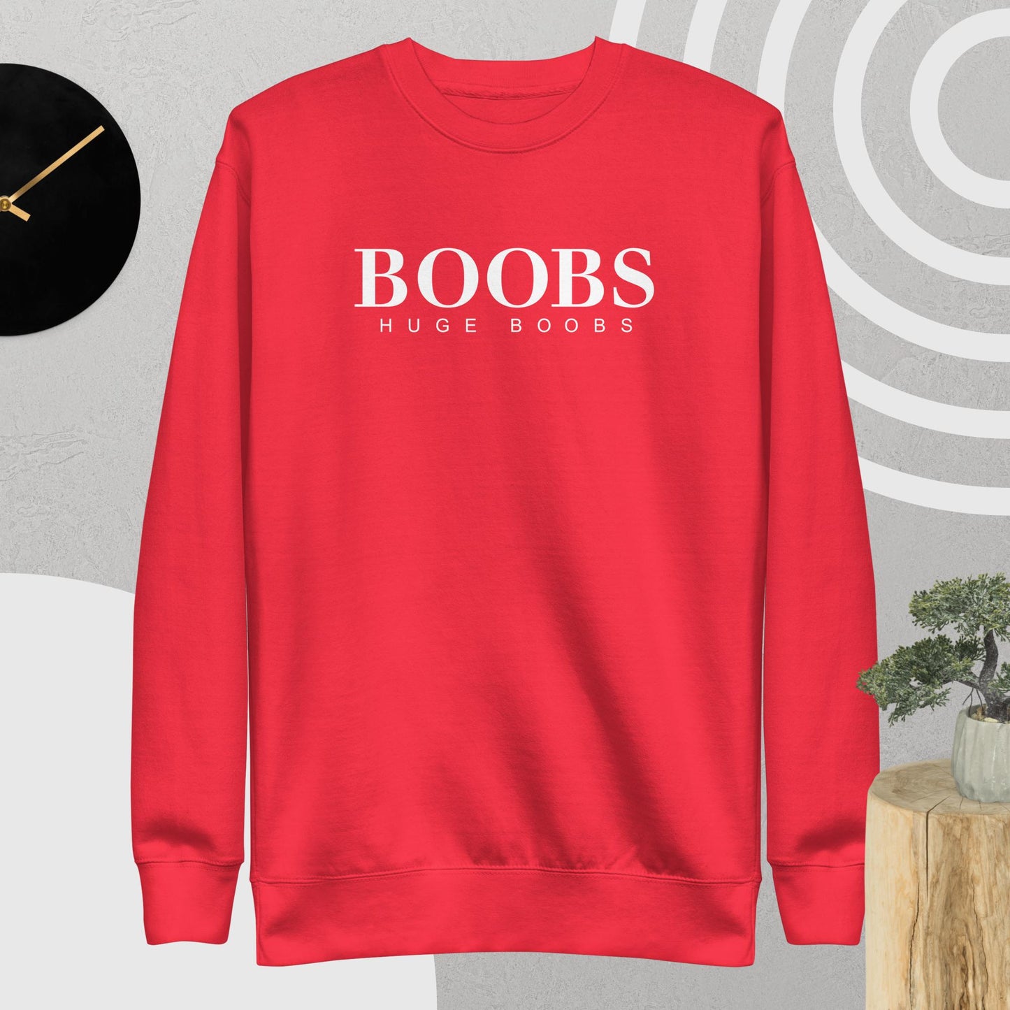 Huge Boobs Women's Premium Sweatshirt