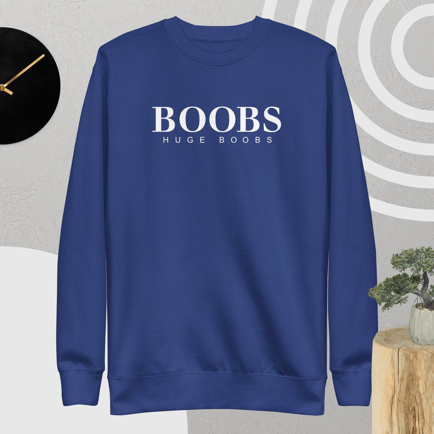 Huge Boobs Women's Premium Sweatshirt