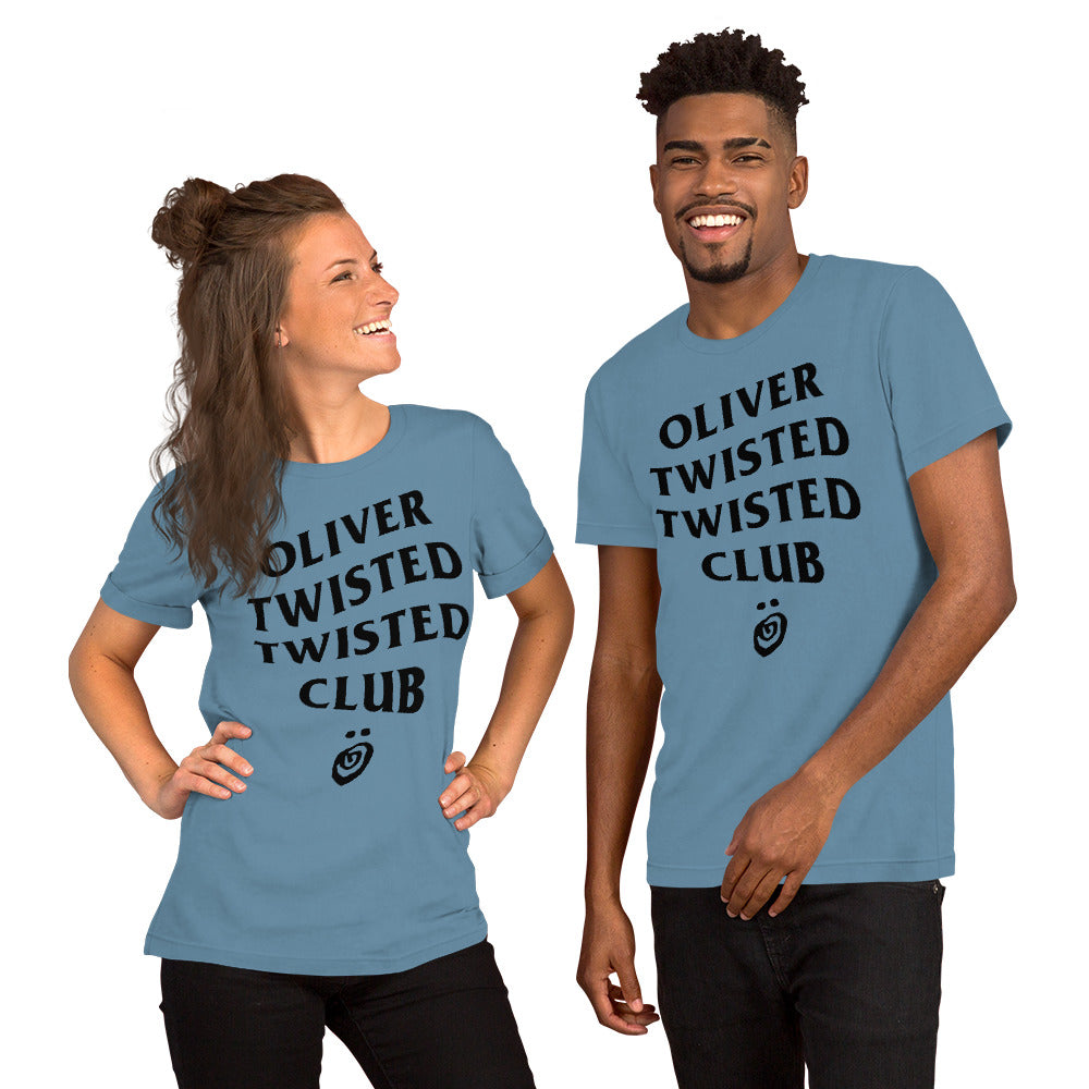 Oliver Twisted Twisted Club Unisex T-Shirt Blue