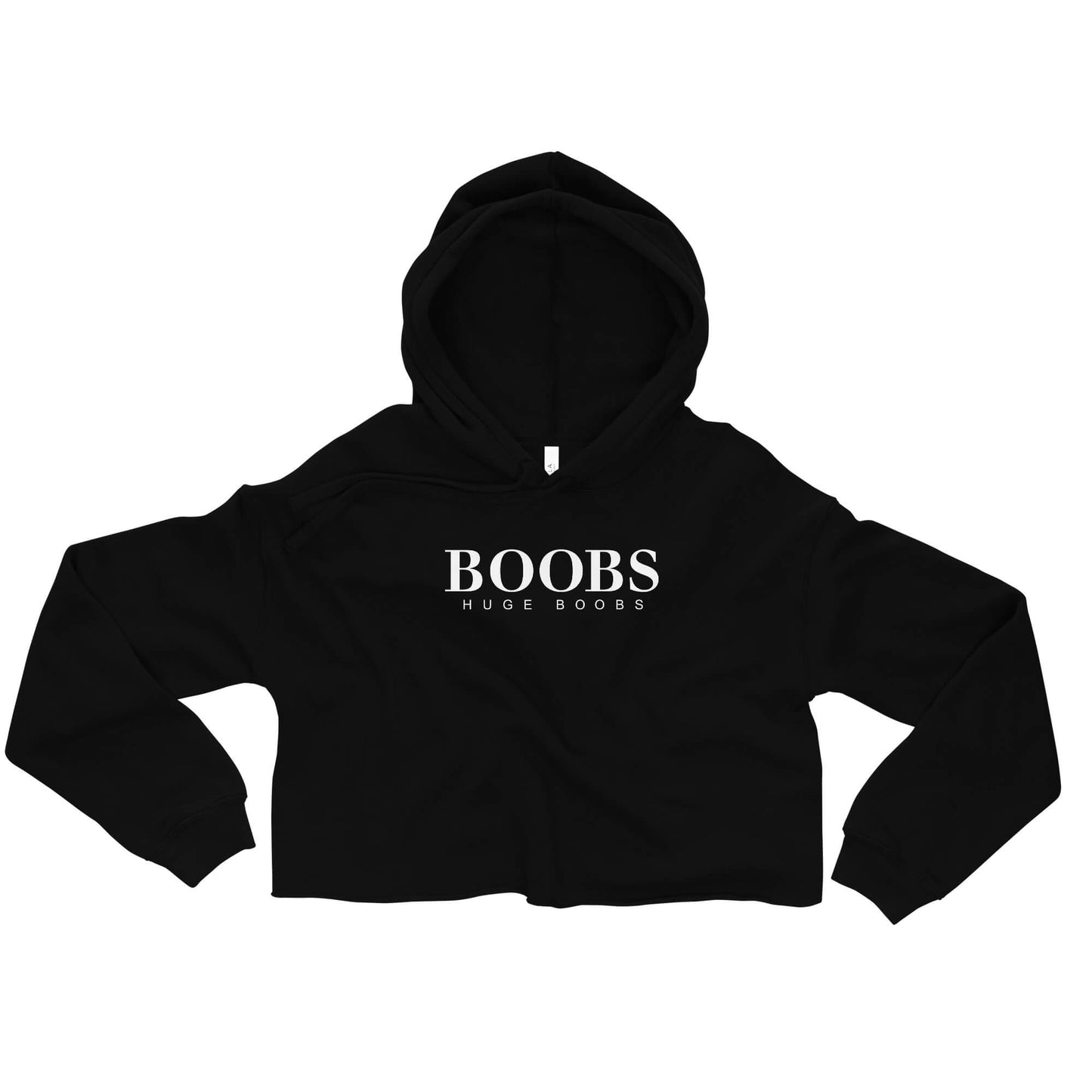 Huge Boobs Women's Crop Hoodie