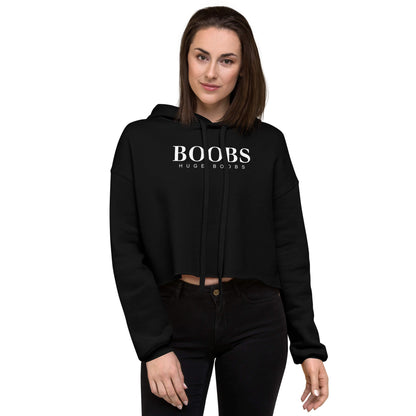 Huge Boobs Women's Crop Hoodie