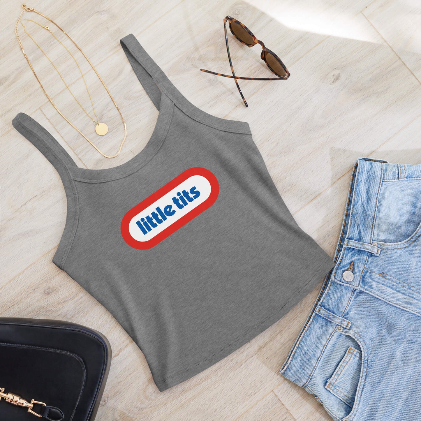 Little Tits Women’s Micro-Rib Tank Top