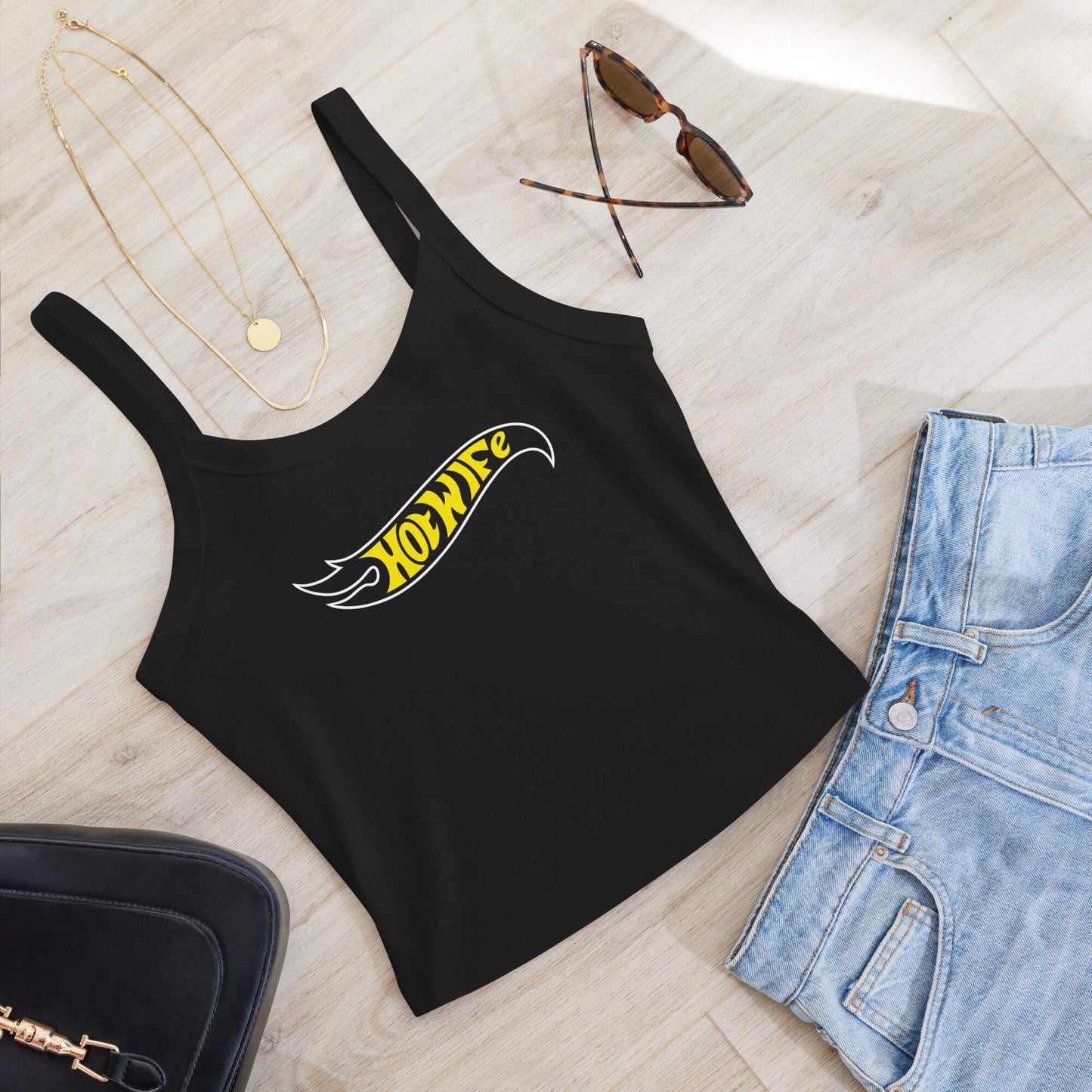 Hot Wife Women’s Micro-Rib Tank Top