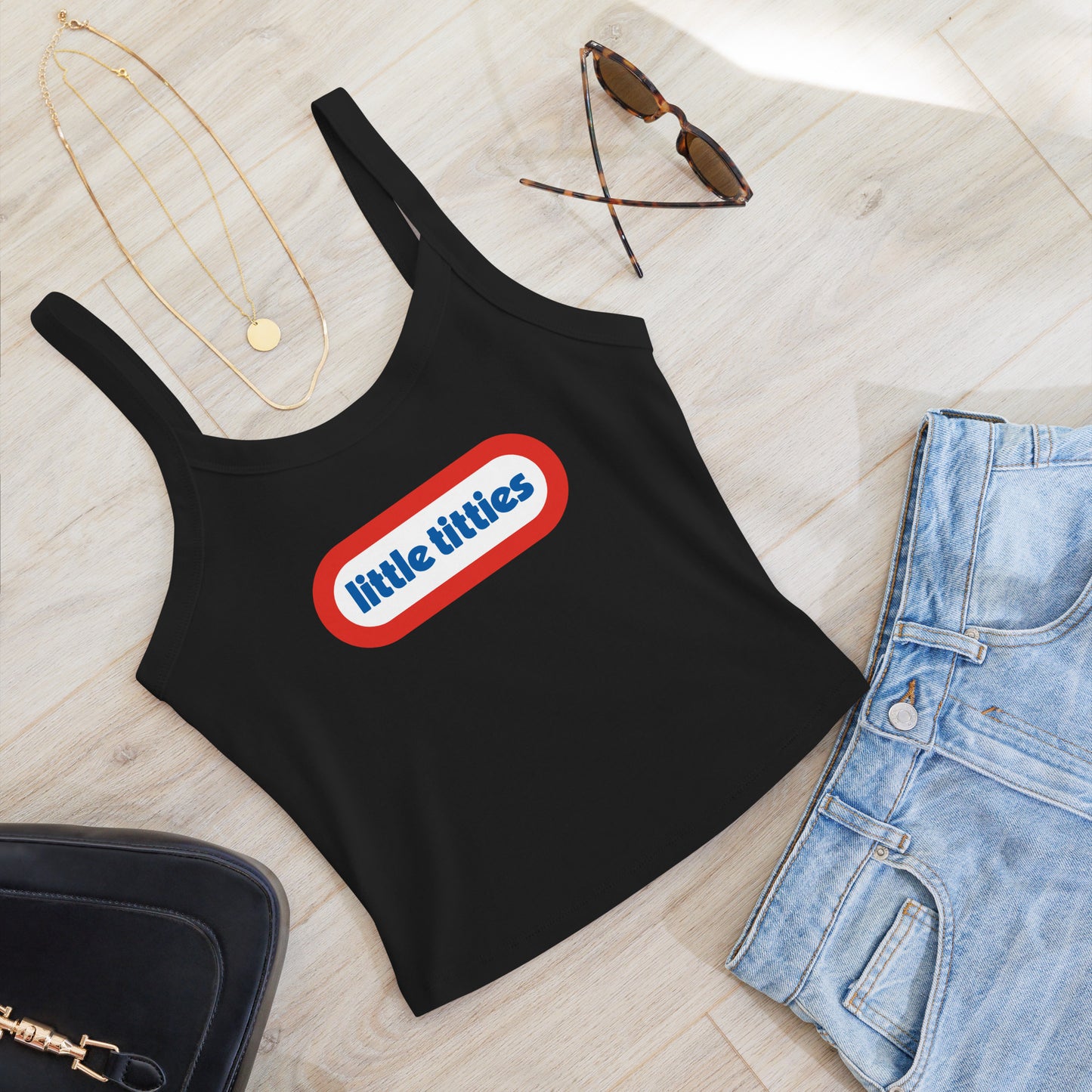 Little Titties Women’s Micro-Rib Tank Top