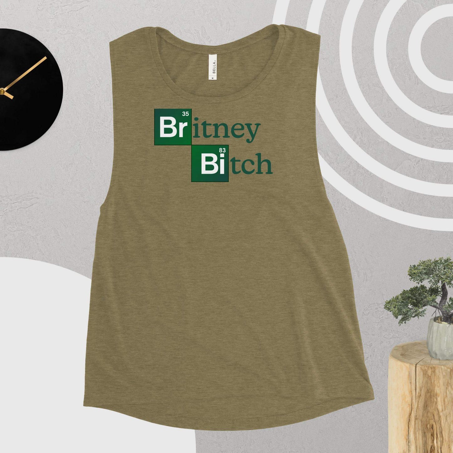 Britney Bitch Ladies’ Muscle Tank
