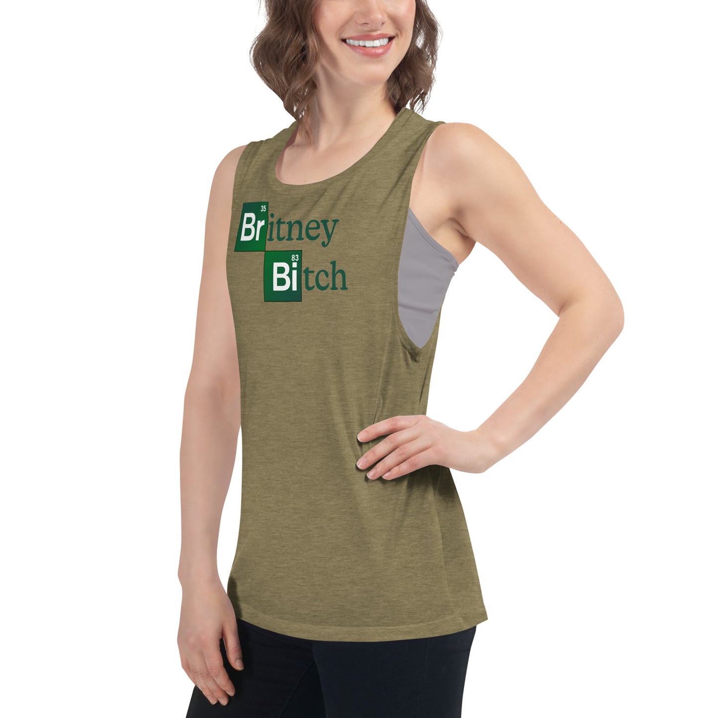 Britney Bitch Ladies’ Muscle Tank