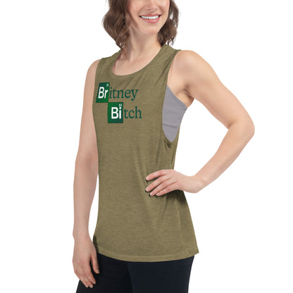 Britney Bitch Ladies’ Muscle Tank