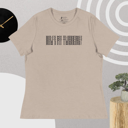 Twerk 2 Women's Relaxed T-Shirt Light
