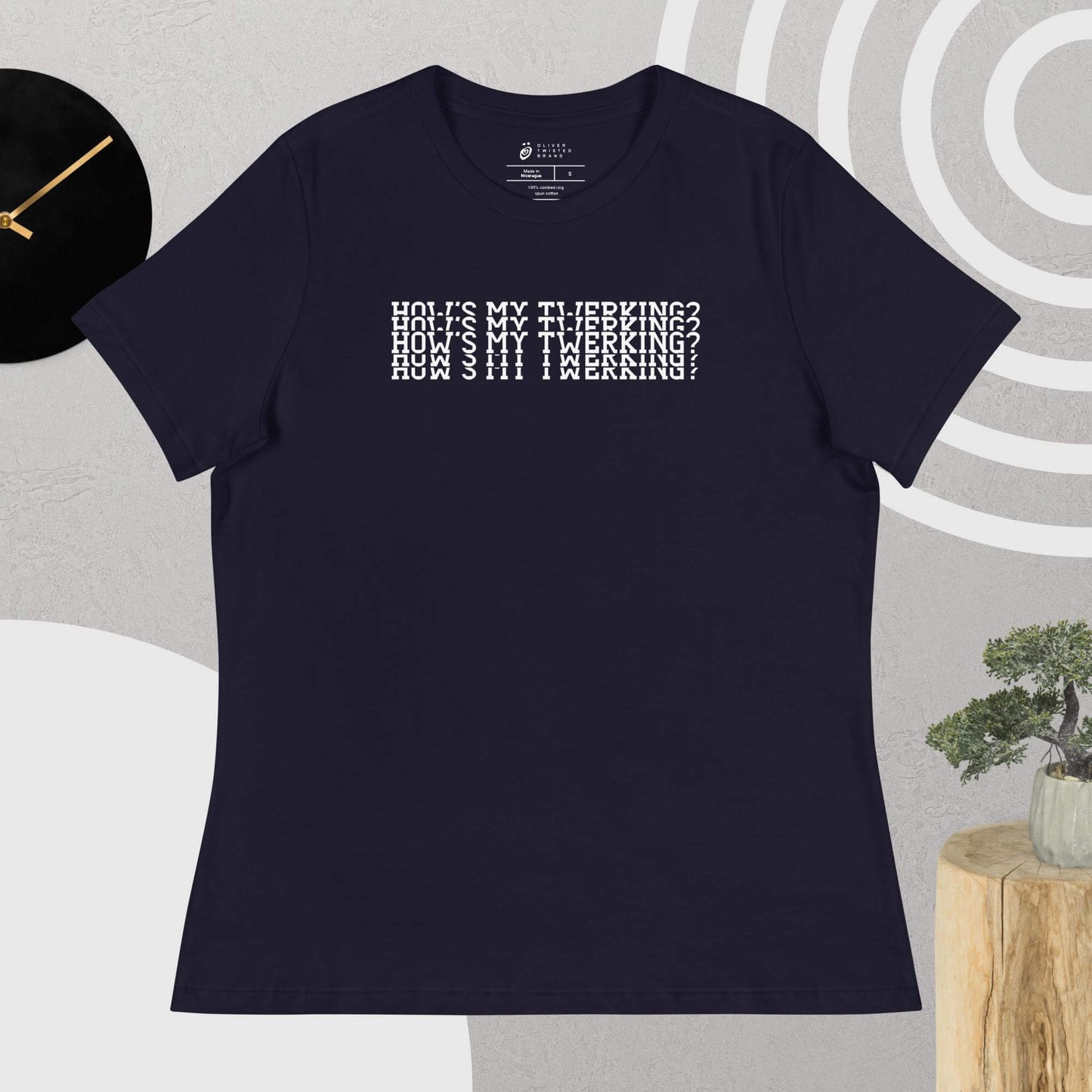 Twerk 2 Women's Relaxed T-Shirt Dark